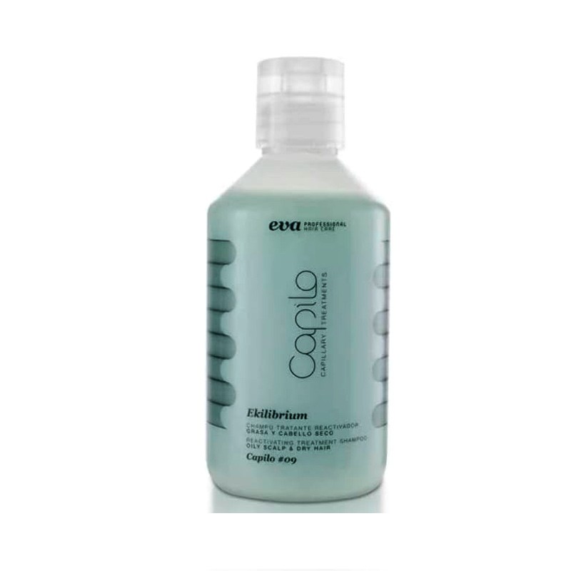 Capilo Oxygenym shampoo tratante reactivador  GRASA Y CABELLO SECO  300 ml CAPILO 09